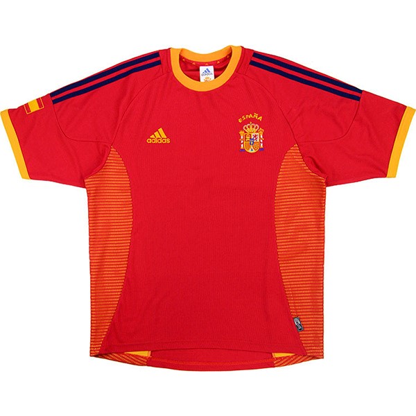 Tailandia Camiseta España Primera equipo Retro 2002 2004 Rojo